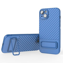 Wavy Pattern TPU Phone Case with Lens Protector for iPhone 15 Plus, Series 2