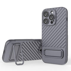 Wavy Pattern TPU Phone Case with Lens Protector for iPhone 15 Plus, Series 2