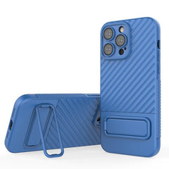 Wavy Pattern TPU Phone Case with Lens Protector for iPhone 15 Plus, Series 2