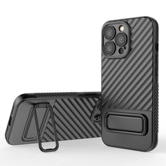 Funda para teléfono de TPU con textura ondulada y película para lentes, serie 1