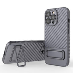 Funda para teléfono de TPU con textura ondulada y película para lentes, serie 1