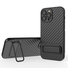 Funda para teléfono de TPU con textura ondulada y película para lentes, serie 2