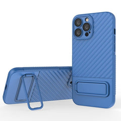 Funda para teléfono de TPU con textura ondulada y película para lentes, serie 2