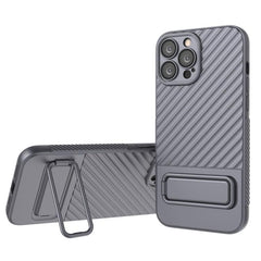 Wavy Pattern TPU Phone Case with Lens Protector for iPhone 15 Plus, Series 2