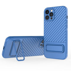 Funda para teléfono de TPU con textura ondulada y película para lentes, serie 1