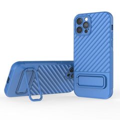 Wavy Design TPU Phone Case with Lens Protection Film for iPhone 15 Pro Max