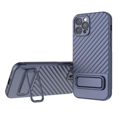 Wavy Design TPU Phone Case with Lens Protection Film for iPhone 15 Pro Max