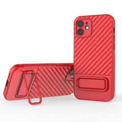 Wavy Design TPU Phone Case with Lens Protection Film for iPhone 15 Pro Max