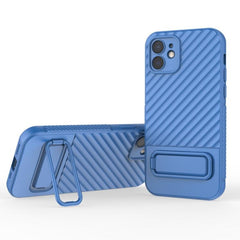 Wavy Design TPU Phone Case with Lens Protection Film for iPhone 15 Pro Max