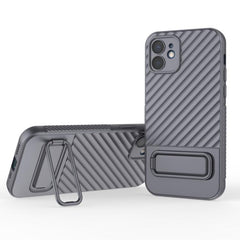 Funda para teléfono de TPU con textura ondulada y película para lentes, serie 1