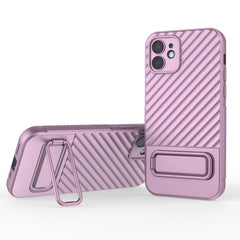 Wavy Design TPU Phone Case with Lens Protection Film for iPhone 15 Pro Max