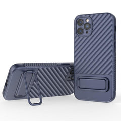 Wavy Design TPU Phone Case with Lens Protection Film for iPhone 15 Pro Max