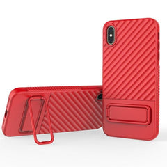 Wavy Design TPU Phone Case with Lens Protection Film for iPhone 15 Pro Max