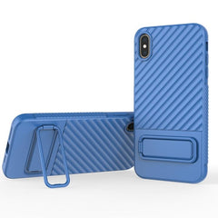 Wavy Design TPU Phone Case with Lens Protection Film for iPhone 15 Pro Max