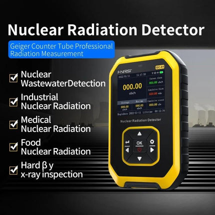 Portable Geiger Counter for Home Radiation Detection handheld energy-compensated GM tube for gamma and beta measurement