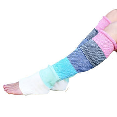 Vibrant Knitted Wool Leg Warmers with Charming Button Accents for Women