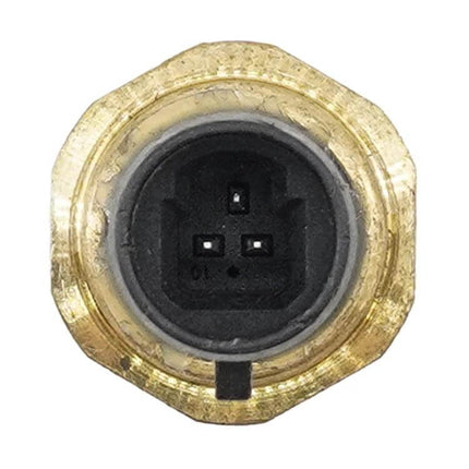 Dodge Cummins Engine Fuel Pressure Sensor Durable ABS Metal - close-up of 3-pin sensor connector and brass housing