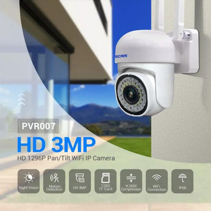 ESCAM PVR007 WiFi Camera for Home Security and Monitoring