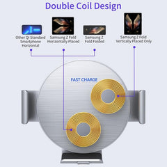 Ultimate Wireless Car Charger & Phone Holder with Dual-Coil Technology