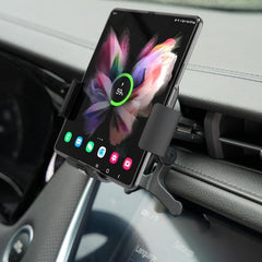 Ultimate Wireless Car Charger & Phone Holder with Dual-Coil Technology