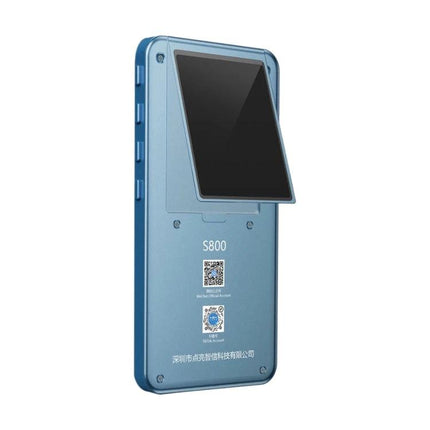 DL S800 Multi-Functional LCD True Tone Testing Device blue handheld tester showing screen and buttons for iPhone 6–14 display and battery diagnostics