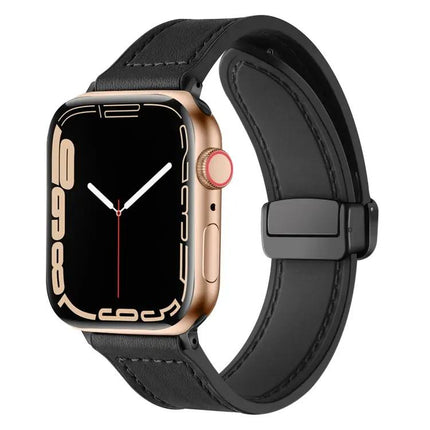 Magnetic Folding Silicone Watch Band For Apple Watch 41mm