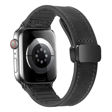 Magnetic Folding Silicone Watch Band For Apple Watch 41mm