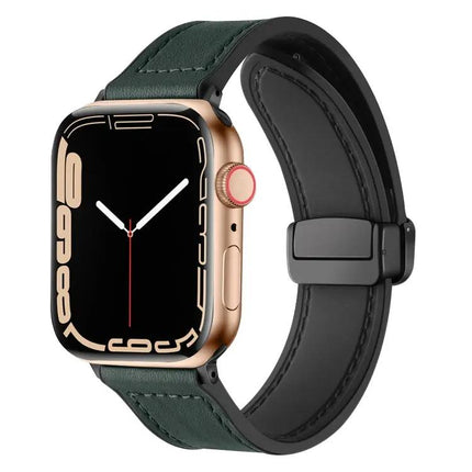 Magnetic Folding Silicone Watch Band For Apple Watch 41mm