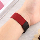 For Apple Watch Series 8&7 41mm / SE 2&6&SE&5&4 40mm / 3&2&1 38mm / Red+Black