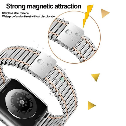 Magnetic Stainless Steel Chain Band for Apple Watch