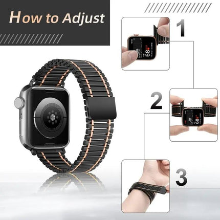 Magnetic Stainless Steel Chain Band for Apple Watch