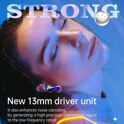 Fingertime Wireless In Ear Earbuds Blue For Commuting compact TWS with ANC, 13mm driver, automatic pairing for travel