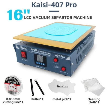 Kaisi 17-Inch LCD Screen Separator for Device Repair with all-aluminum heating plate and accessories