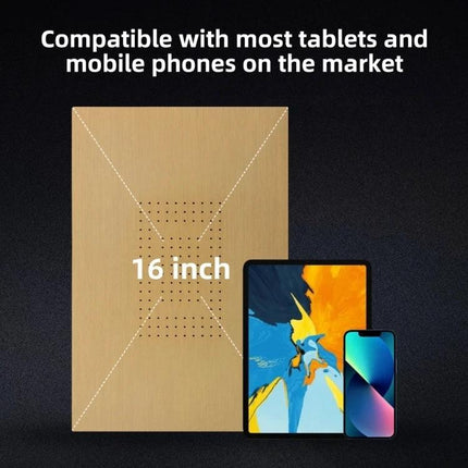 Kaisi 17-Inch LCD Screen Separator for Device Repair showing 16-inch all-aluminum heating plate with tablet and phone compatibility