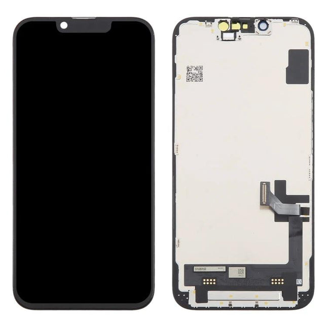 JK inell LCD Screen for Everyday iPhone 14 Repairs replacement front display assembly showing front and back for simple home repairs