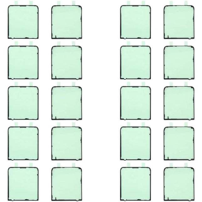 Adhesive for Samsung Phone Back Cover Repairs at Home shown as multiple green adhesive strips for replacing loose or cracked Samsung back covers