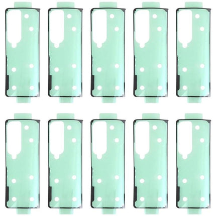 Adhesive for Samsung Phone Back Cover Repairs at Home - green pre-cut adhesive strips for repairing Samsung phone back covers