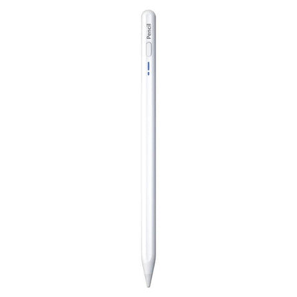 BP16 Universal Stylus Pen for Touch Screens on Phones and Tablets - white aluminum alloy stylus with POM tip for precise note-taking and drawing