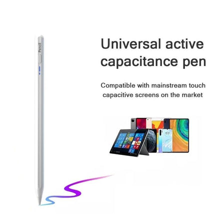 BP16 Universal Stylus Pen for Touch Screens on Phones and Tablets - slim aluminum alloy stylus with POM tip for precise note-taking, drawing and navigation
