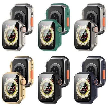 Tempered Film PC Case For Apple Watch 40/41/44/45mm