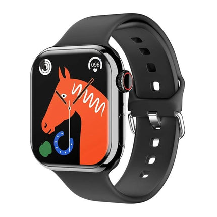 A Versatile Smart Watch for Everyday Wellness and Connectivity — black smartwatch with health tracking, heart rate, SpO2, sleep and activity monitoring