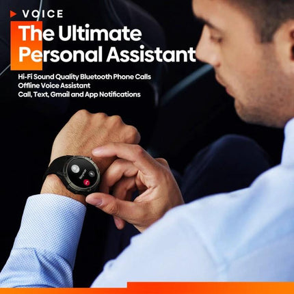 Zeblaze Smart Watch for Daily Health and Connectivity Tracking shown on wrist displaying call and notification features