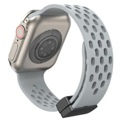 Magnetic Clasp Silicone Apple Watch Band 41mm For Series 7/8