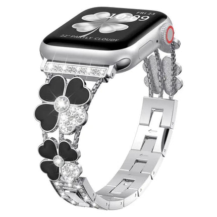 Petal Metal Diamond Apple Watch Band 38/40/41/44/45/49mm