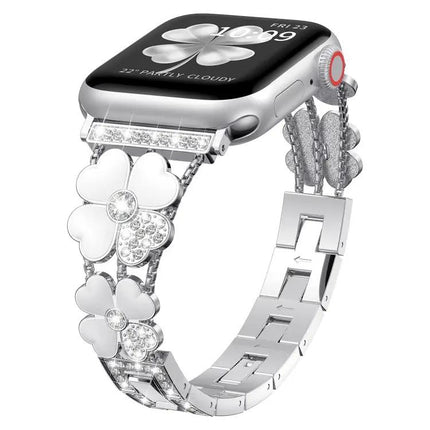 Apple Watch Metal Petal Diamond Replacement Band 38-45mm