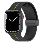 For Apple Watch 5 44mm / Black+Lime