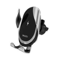 Yesido C78 Smart Auto-Clamp Qi Wireless Car Charger with Rapid Charging for All Smartphone Models