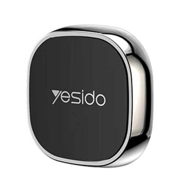 Yesido Car Dashboard Magnetic Phone Holder Black Mini - compact black magnetic dashboard phone holder with aluminum shell and silicone mat