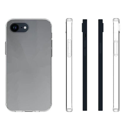Clear Phone Case For Everyday Protection And Travel Convenience During Commutes And Trips - clear TPU slim protective phone case for commuters and travelers