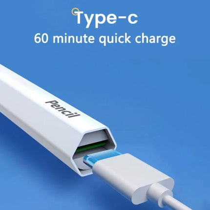 Magnetic Universal Bluetooth Stylus Pen for iPads and Android Tablets charging via Type-C 60 minute quick charge, aluminum body with POM nib